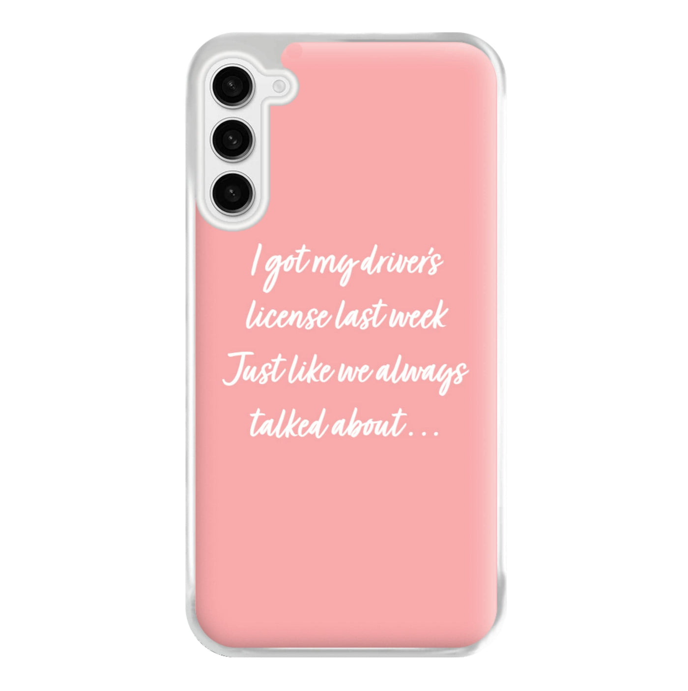 Drivers License Lyrics - Olivia TikTok Phone Case