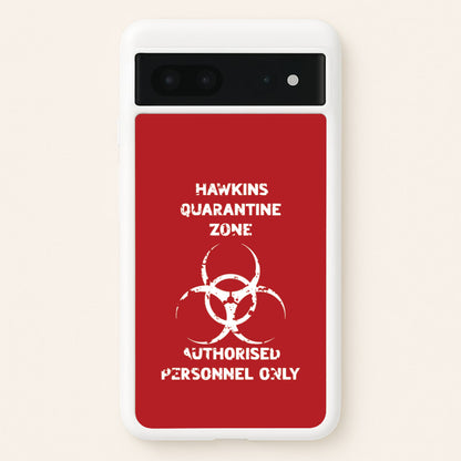Hawkins Quarantine Zone Google Pixel 7 Case