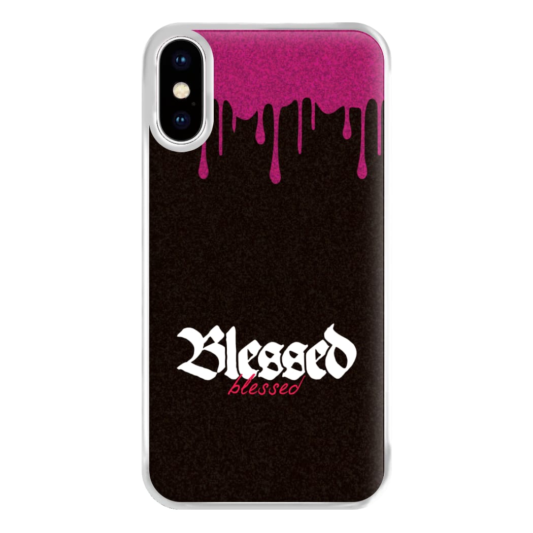 Glitter Blessed iPhone XS Max Case