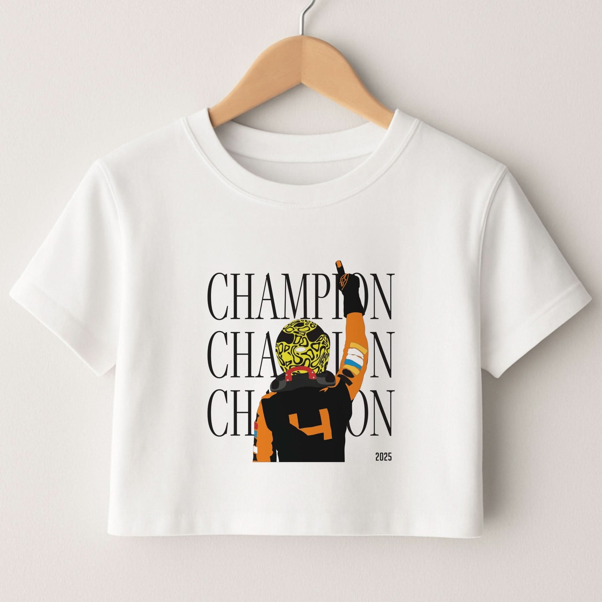 Lando Champion 2025 Crop top
