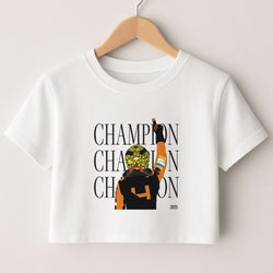 Lando Champion 2025 Crop Top