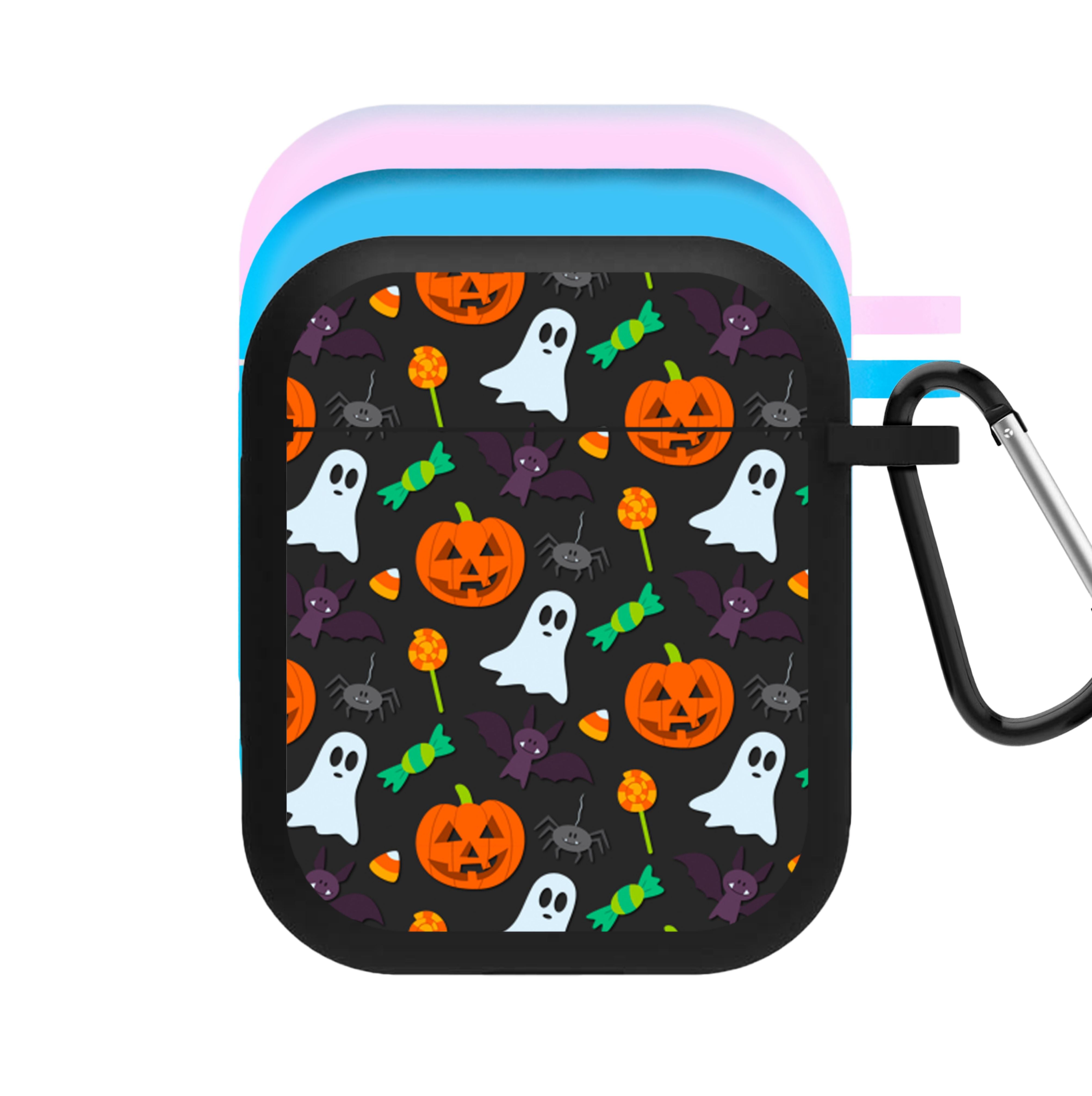 Colourful Halloween Pattern AirPods Case