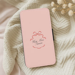 Hey Men Leather Phone Case