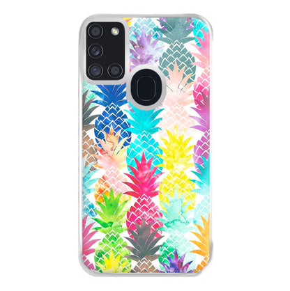 Watercolour Pineapple Pattern Phone Case