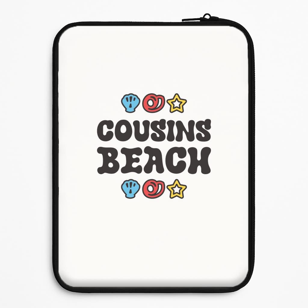 Cartoon Cousins Beach Laptop Sleeve