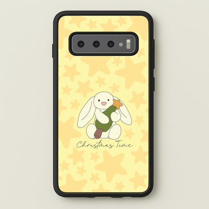 Christmas Bunny Stars Plush Galaxy S10 Plus Case
