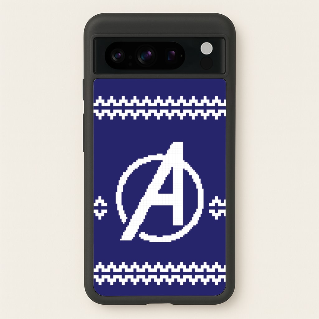 Superhero Team Blue Christmas Jumper  Google Pixel 8 Pro Case