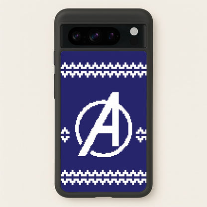 Superhero Team Blue Christmas Jumper  Google Pixel 8 Pro Case