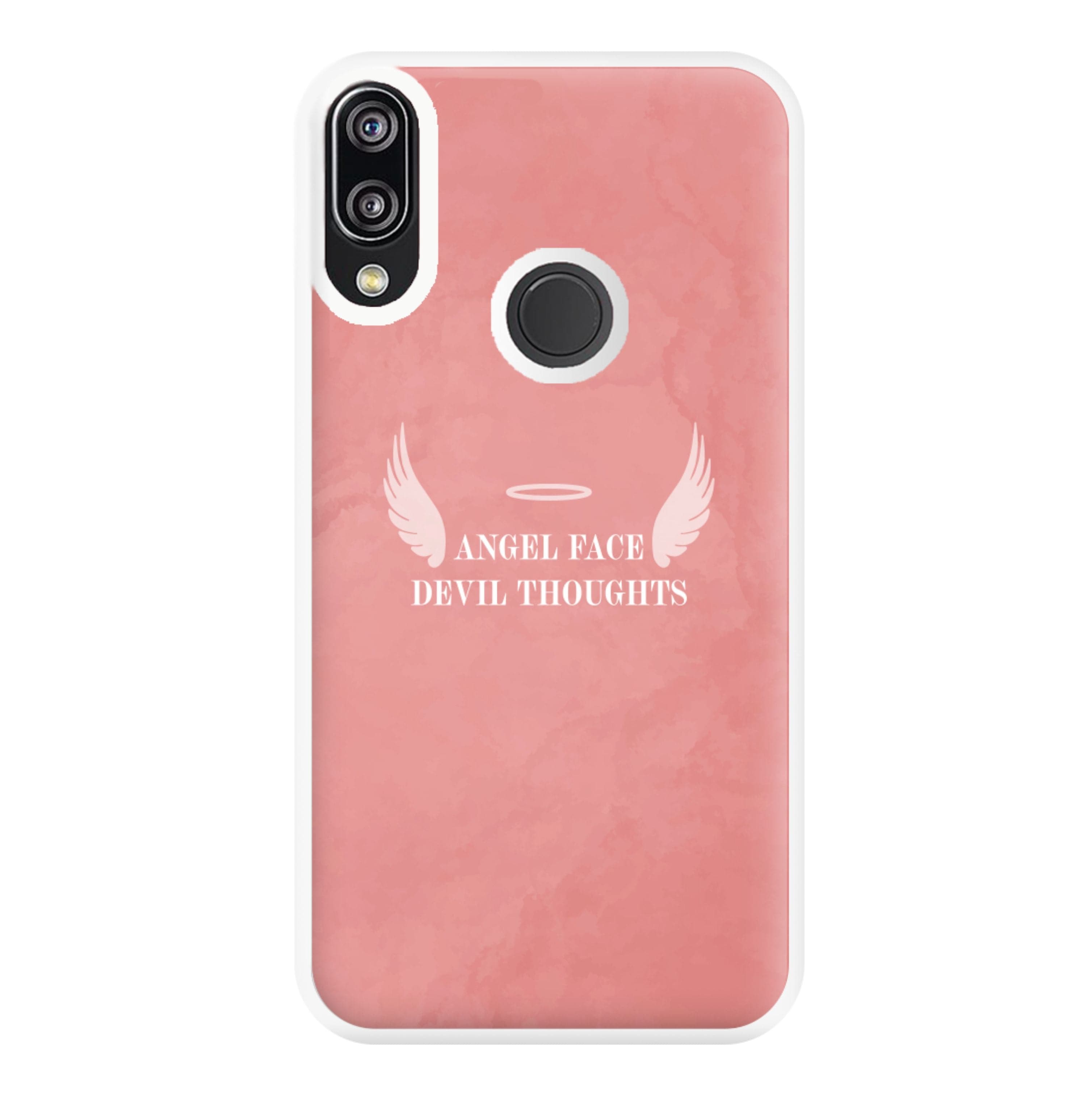 Angel Face Devil Thoughts Phone Case