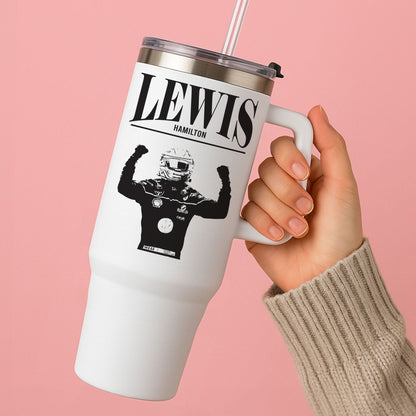 Lewis Red And Gold Tumbler