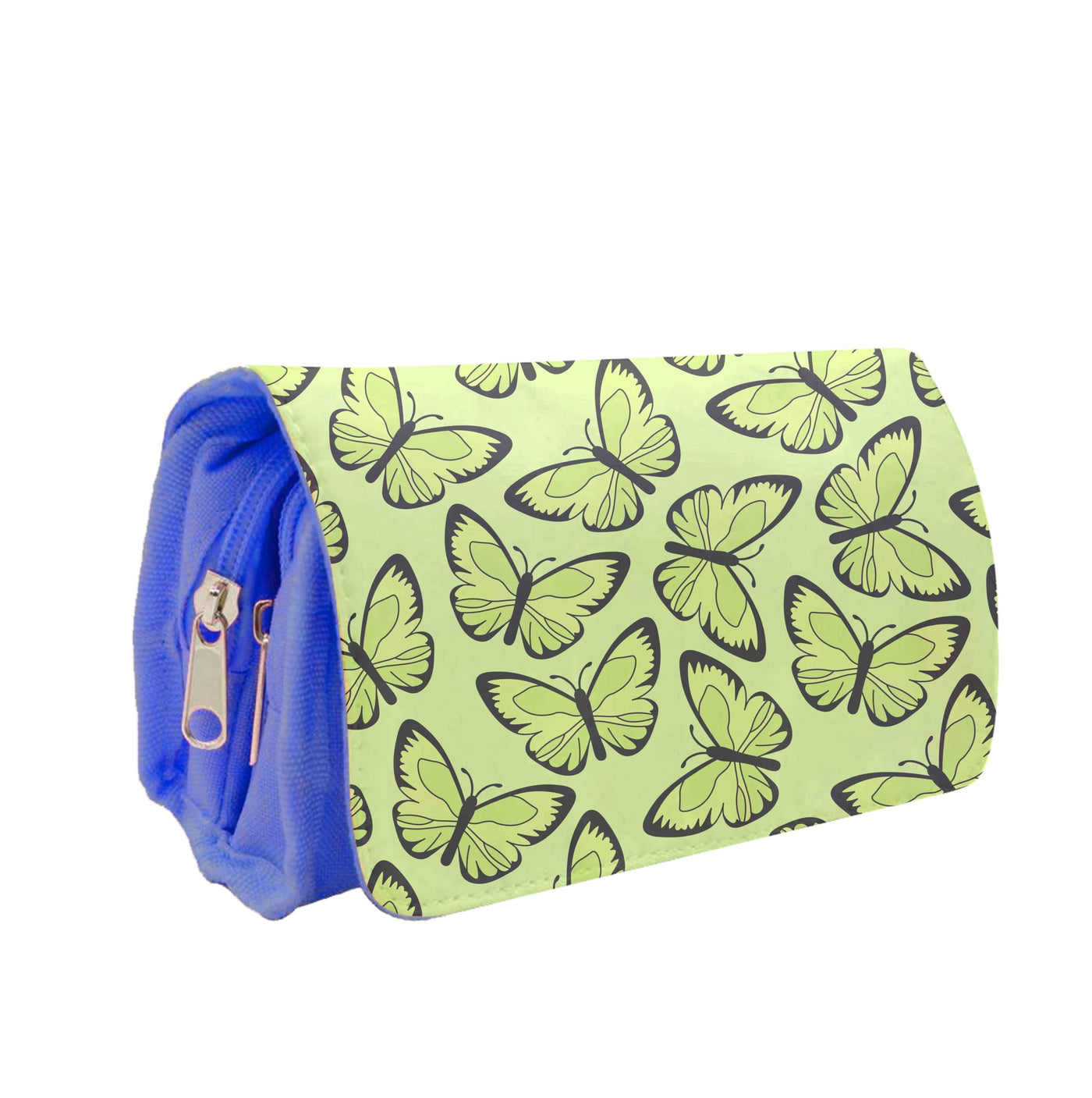 Yellow And Black Butterfly - Butterfly Patterns Pencil Case