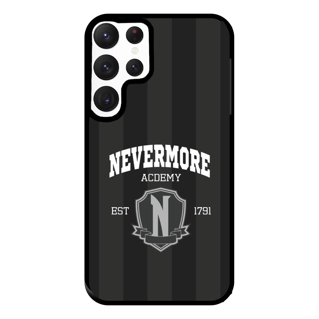 Addams Academy Gray Galaxy S22 Ultra Case