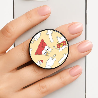 Christmas Mooms Pattern Phone Grip