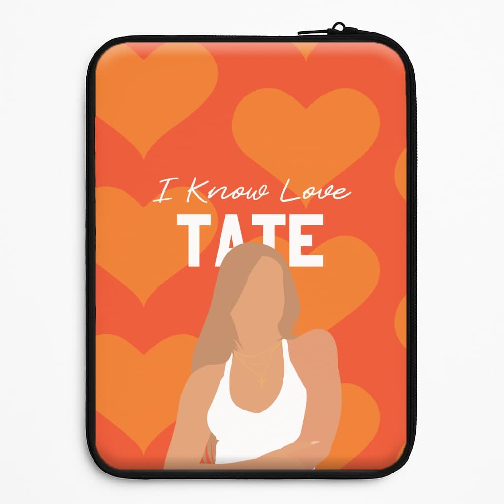 I Know Love Pattern Laptop Sleeve