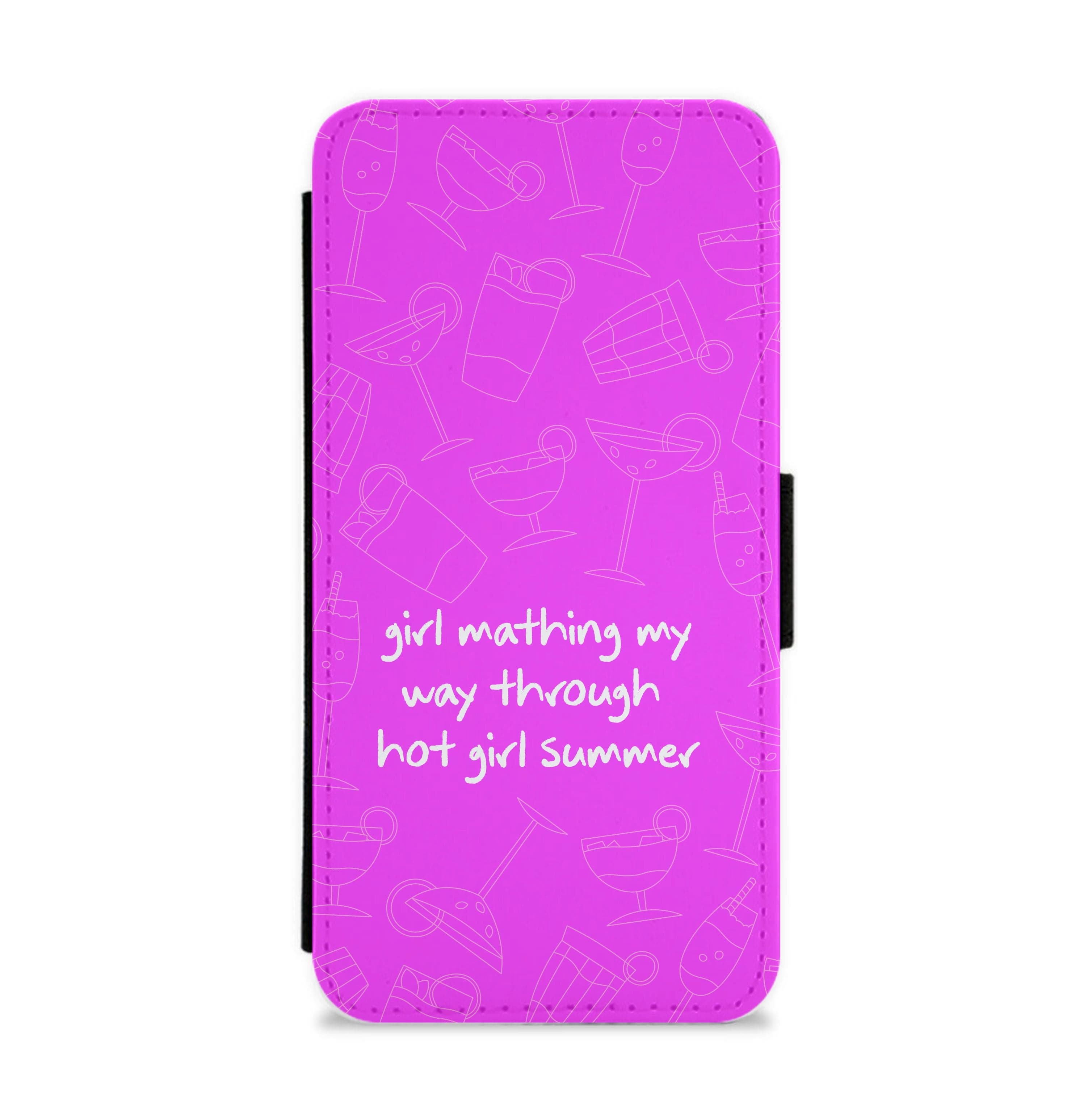 Girl Mathing - Summer Flip / Wallet Phone Case