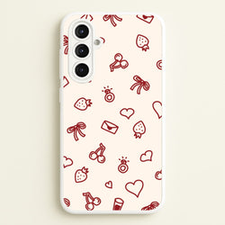 Valentines Doodles Galaxy A16 Case
