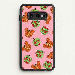 Pumpkin Mouse And Poison Apple Pattern Galaxy S10e Case