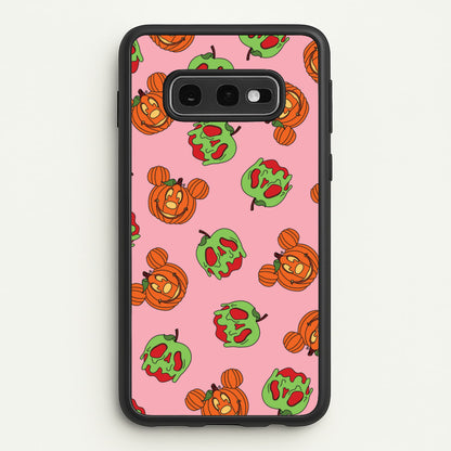 Pumpkin Mouse And Poison Apple Pattern Galaxy S10e Case
