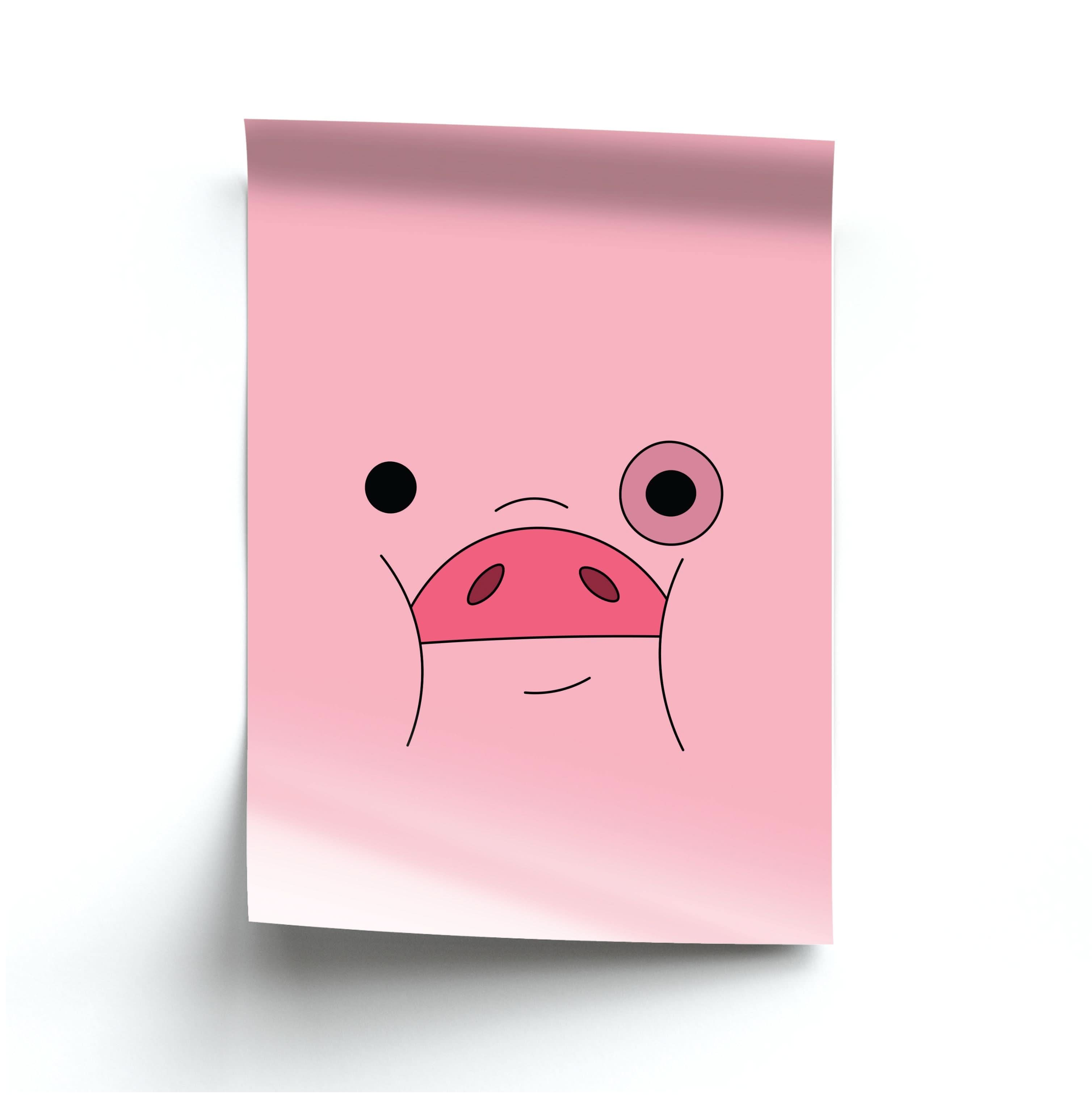 Waddles Face Poster