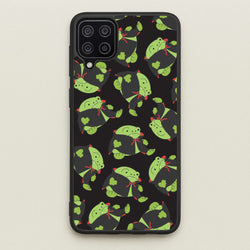 Vampire Frog Pattern  - Halloween Galaxy A12 Case