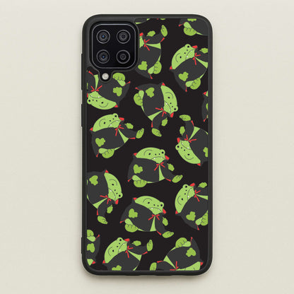 Vampire Frog Pattern  - Halloween Galaxy A12 Case