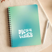 Pices Vibes Gradient Zodiac Notebook 3
