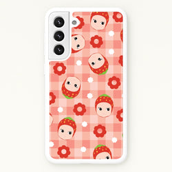 Strawberry Angel Pattern Galaxy S21FE Case