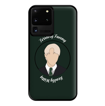 Terribly Funny, Really Witty Draco Malfoy Phone Case