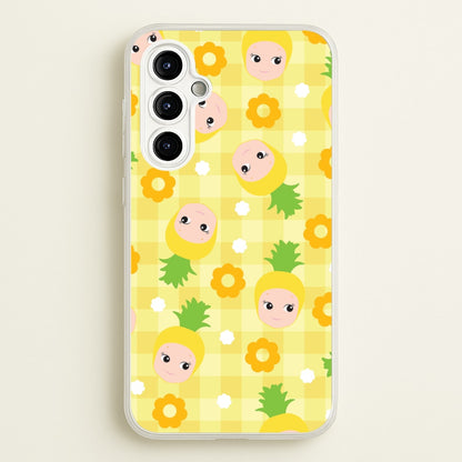 Pineapple Angel Pattern Galaxy A54 Case