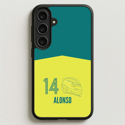 Alonso Helmet 2026 Galaxy S25FE Case