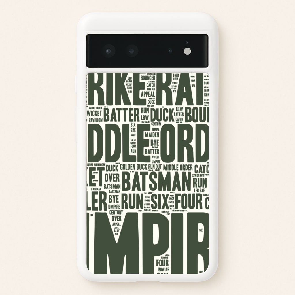 Cricket Wordscape Google Pixel 6 Case