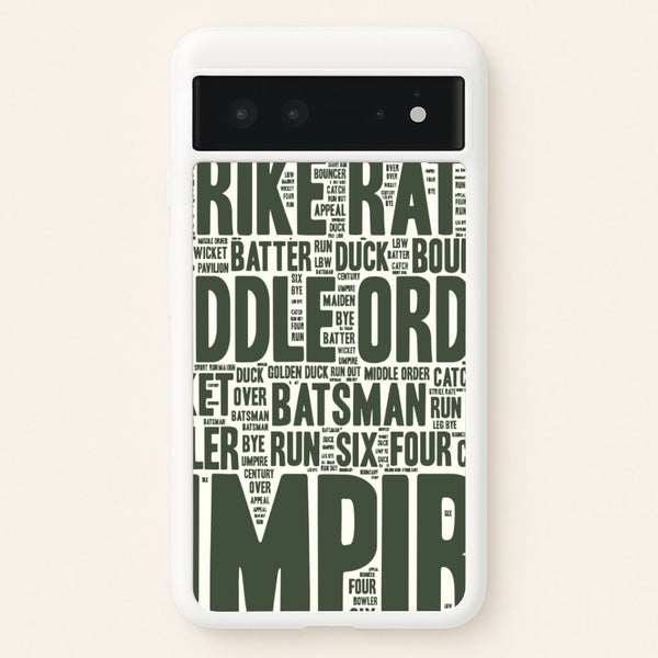 Cricket Wordscape Google Pixel 6 Case