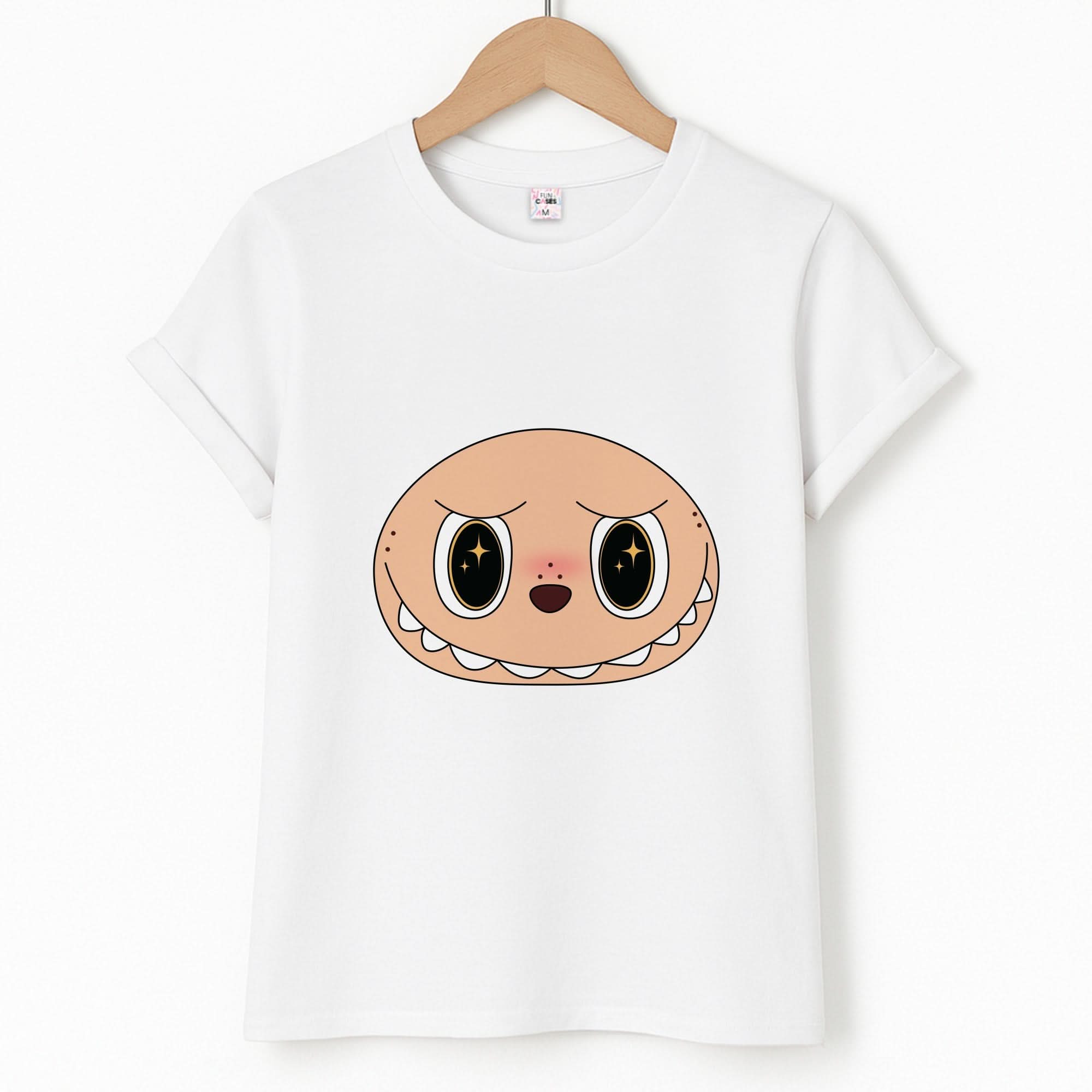 Cute Brown Monster Face T-Shirt