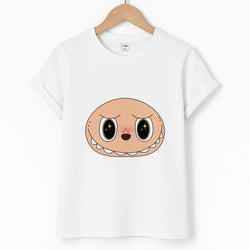 Cute Brown Monster Face Unisex T-Shirt