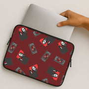 VHS & Ghostface Pattern Laptop Sleeve 2