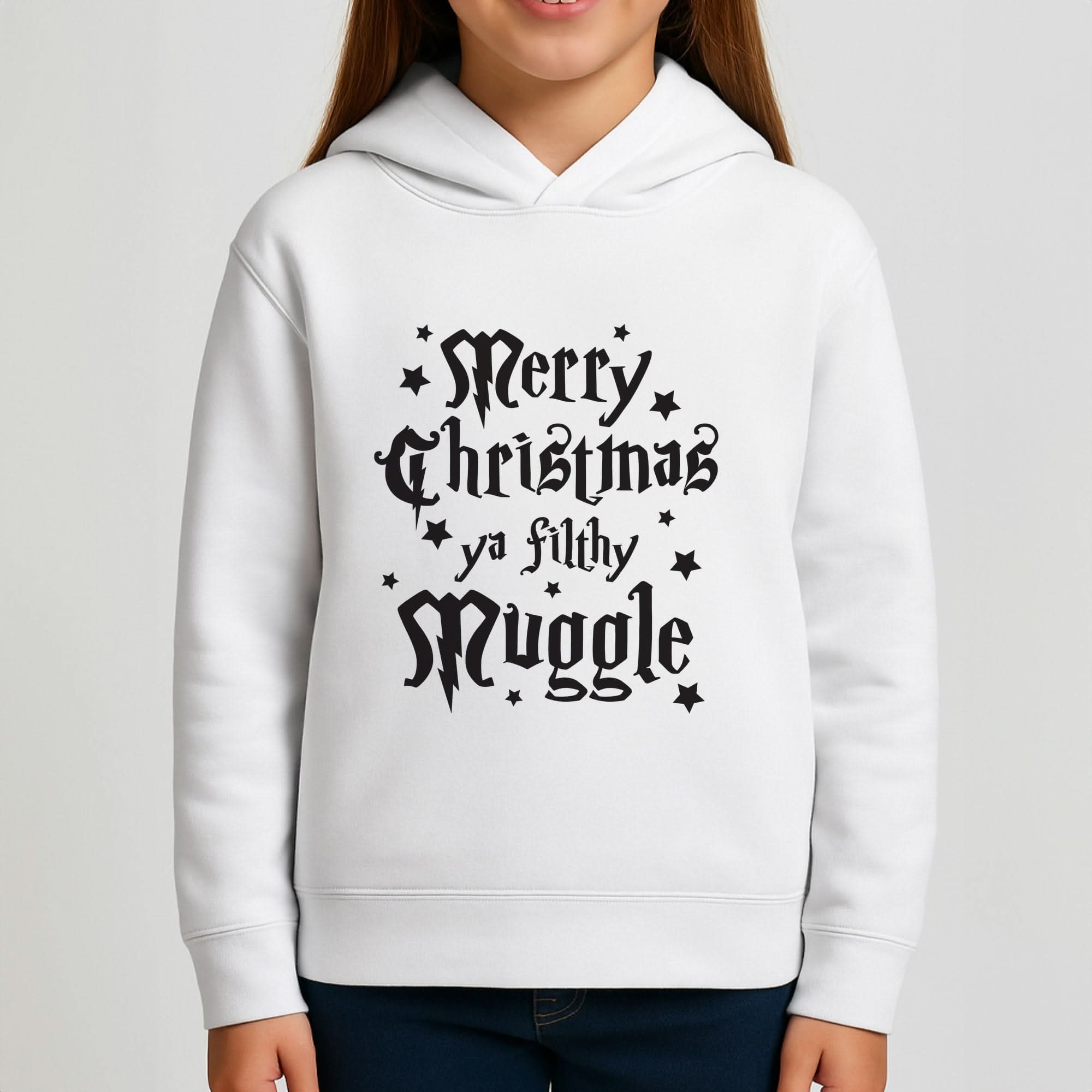Merry Christmas You Filthy Muggle Girls Hoodie