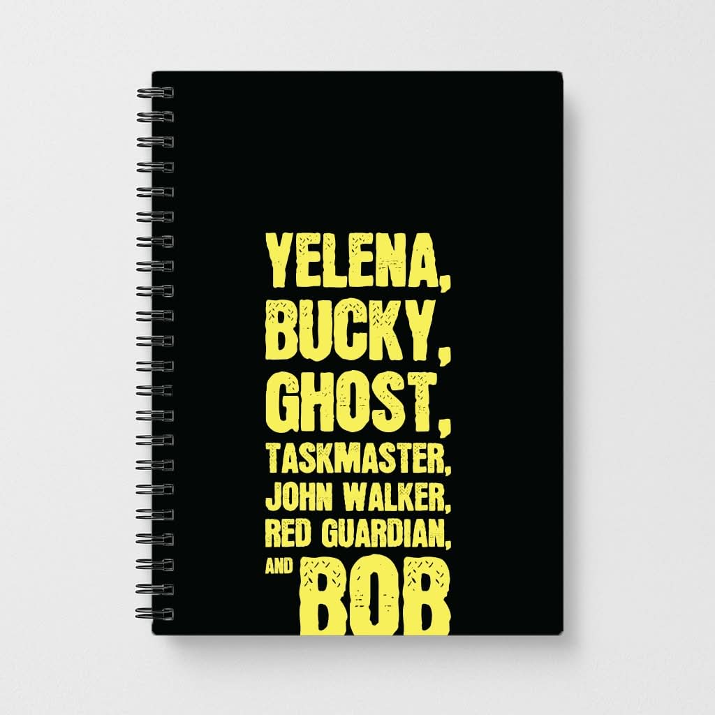 Antiheroes List Notebook