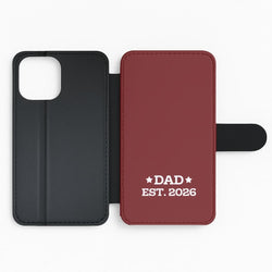 Dad Est 2026 Flip Phone Case