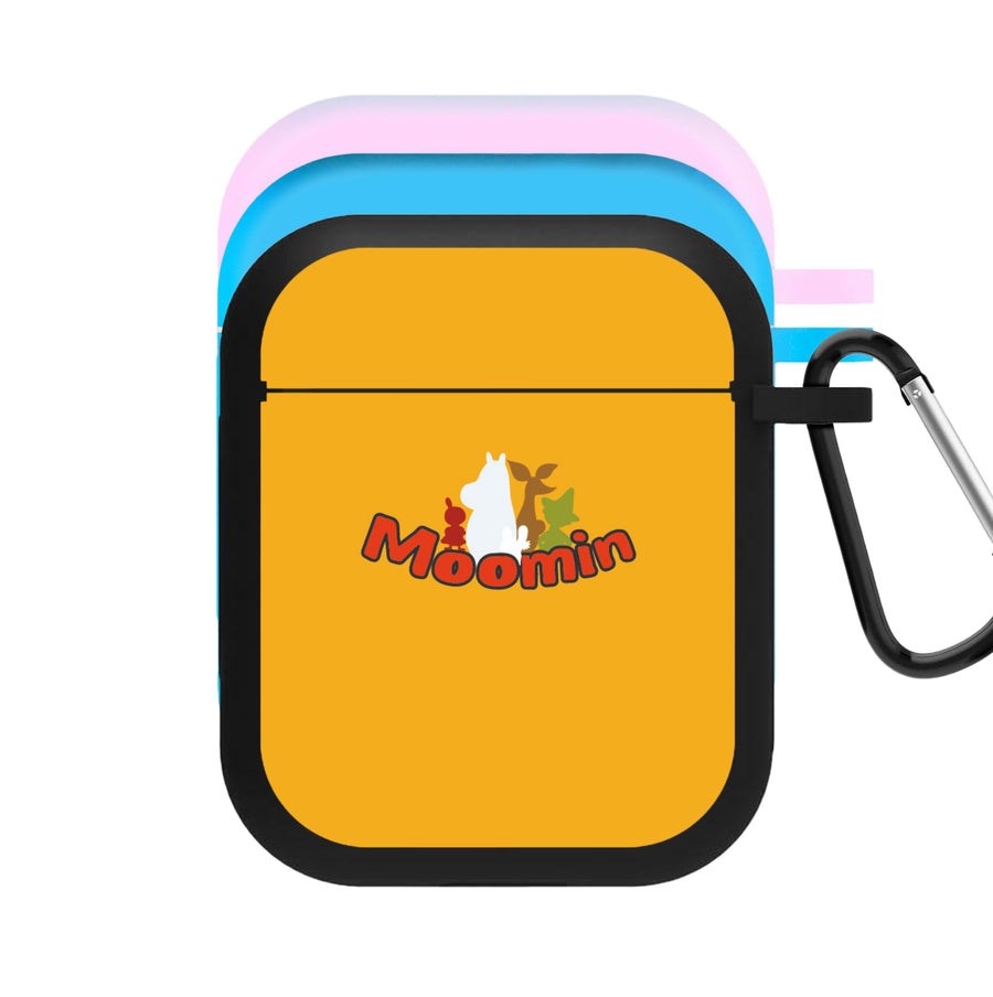 Moomin Text AirPods Case