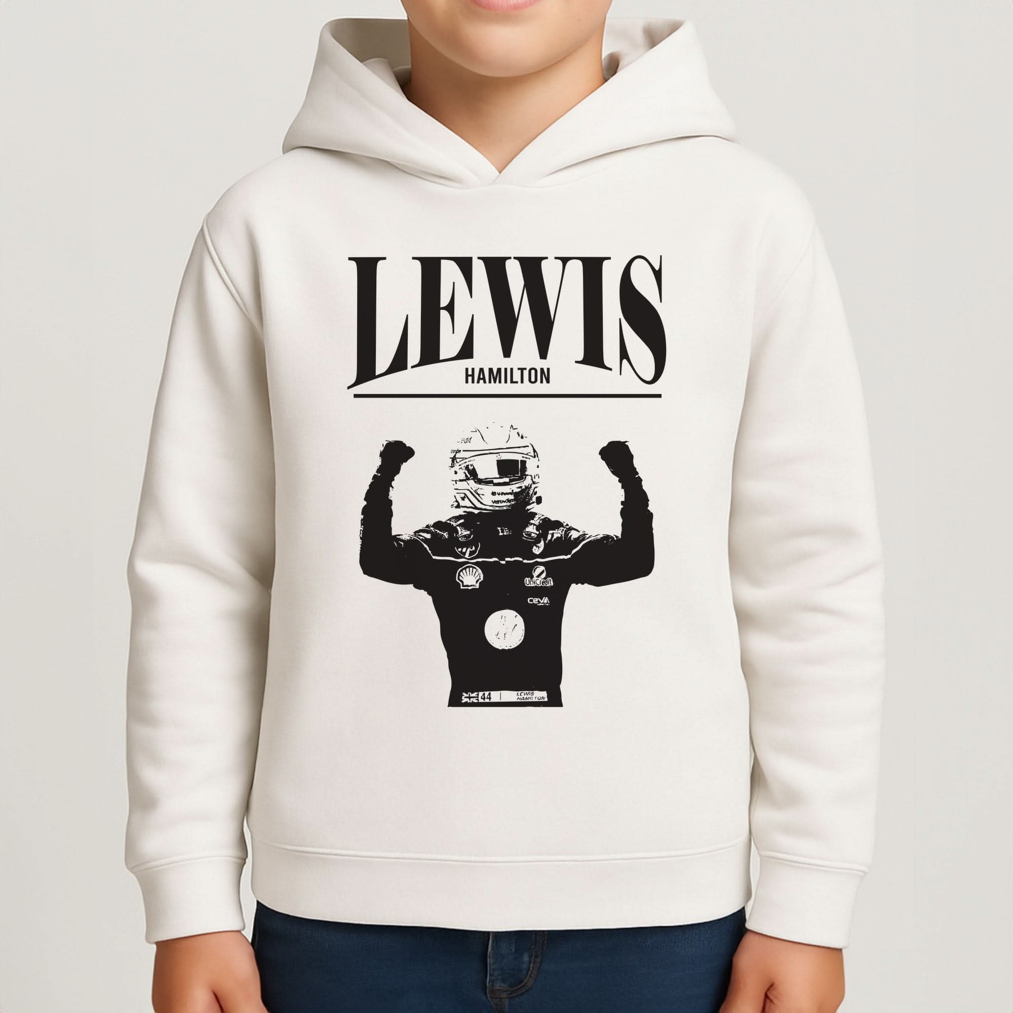 Lewis Red And Gold Boys Hoodie