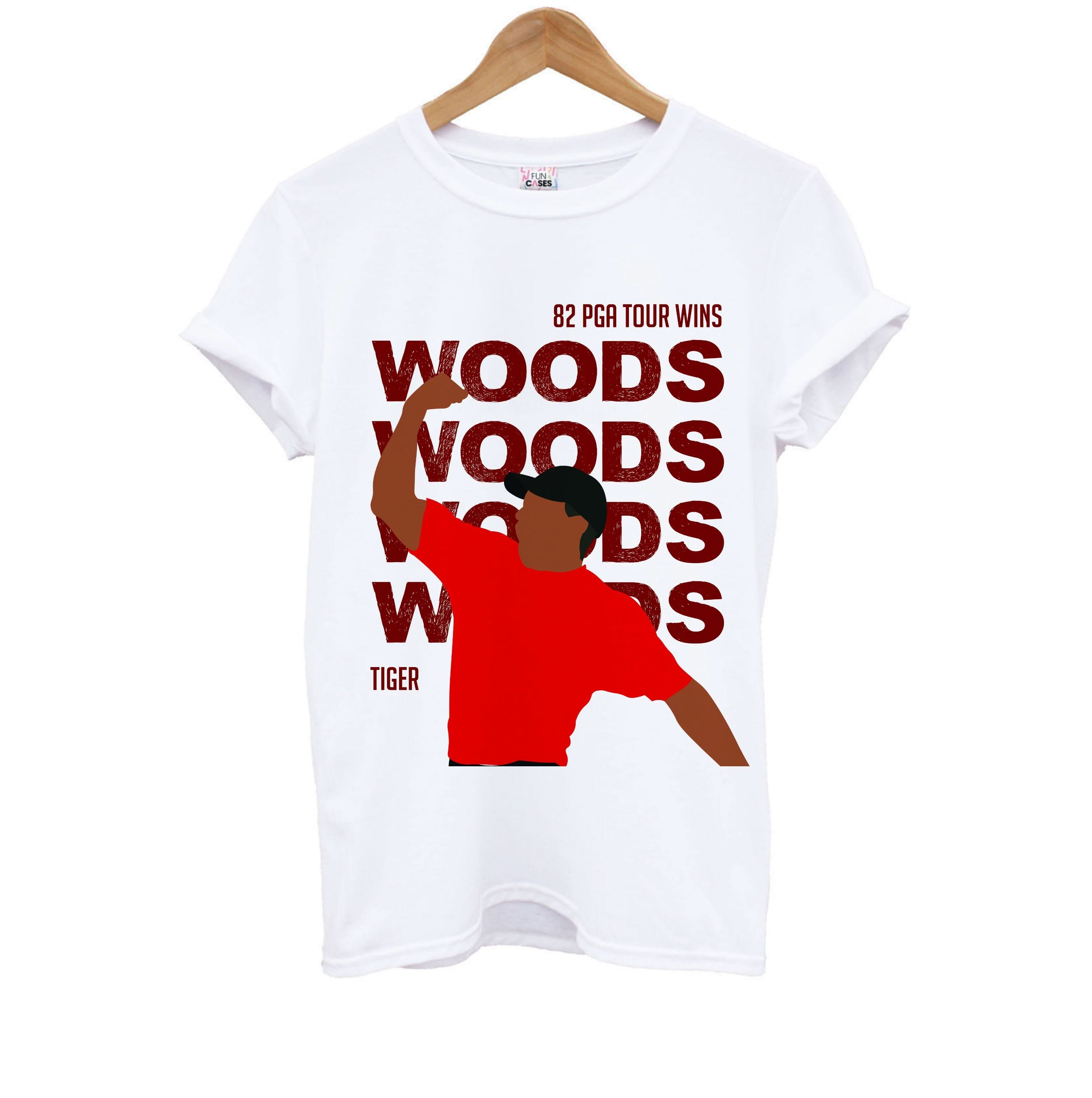 Woods Dark Red Kids T-Shirt