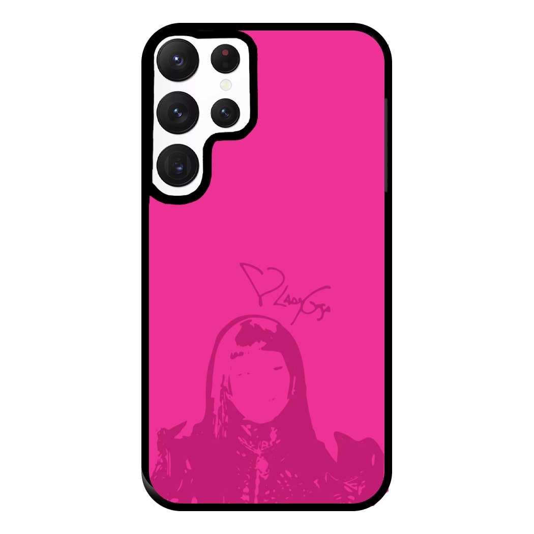 Pink Gaga Silhouette  Galaxy S22 Ultra Case