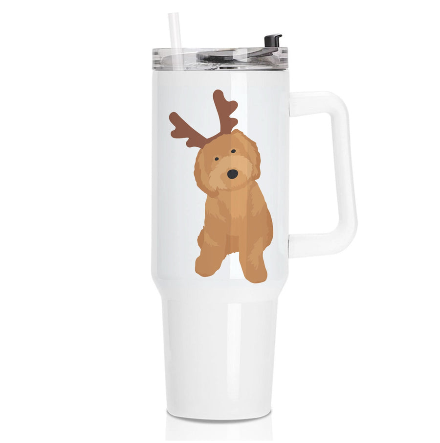 Dog Christmas Ears Tumbler