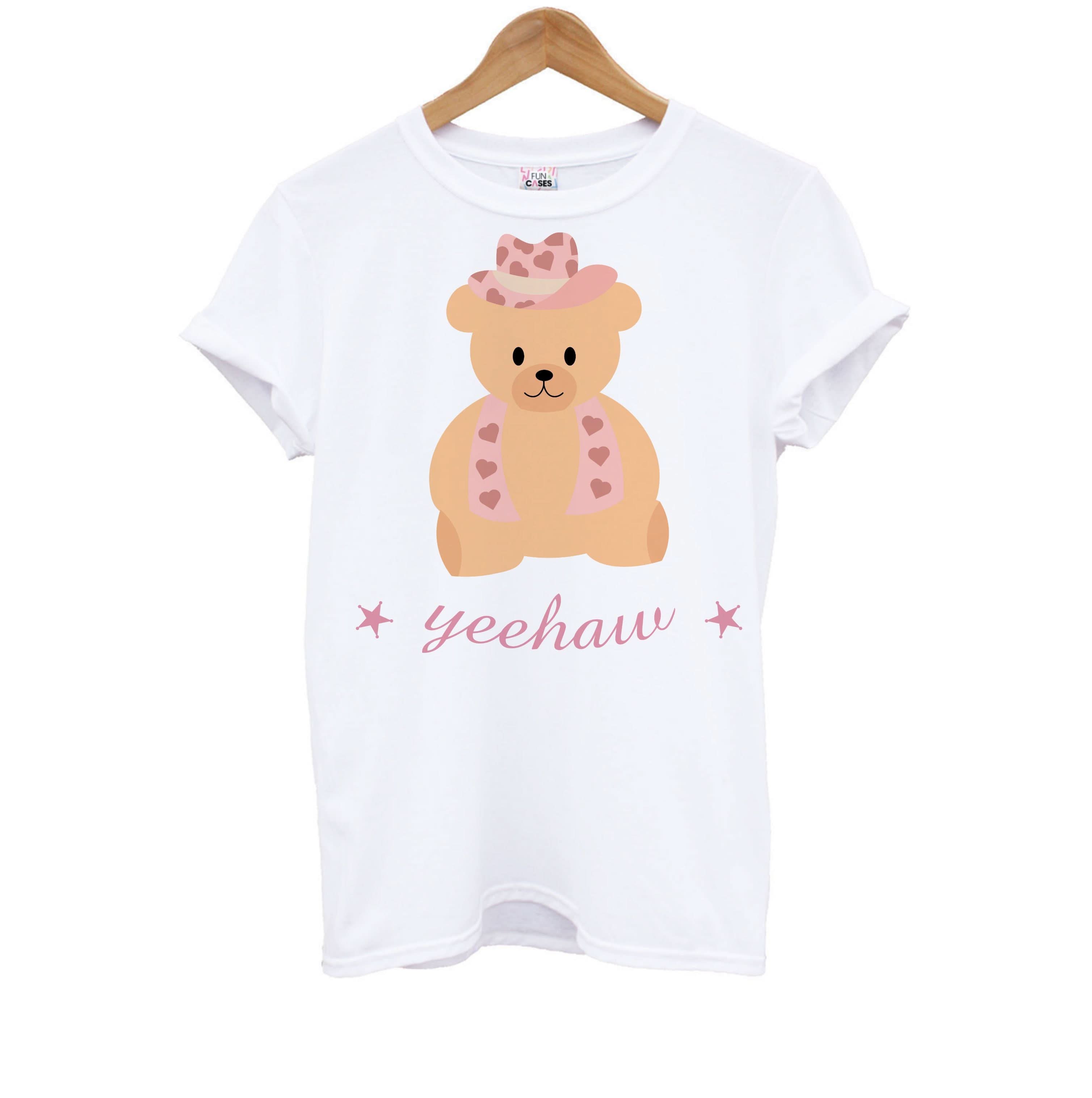 Yeehaw Teddy Bear Kids T-Shirt
