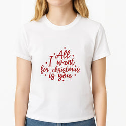 All I Want For Christmas Is You Stars Womens T-Shirt