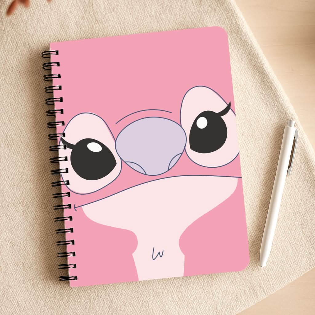 Cute Pink Alien Face Notepad