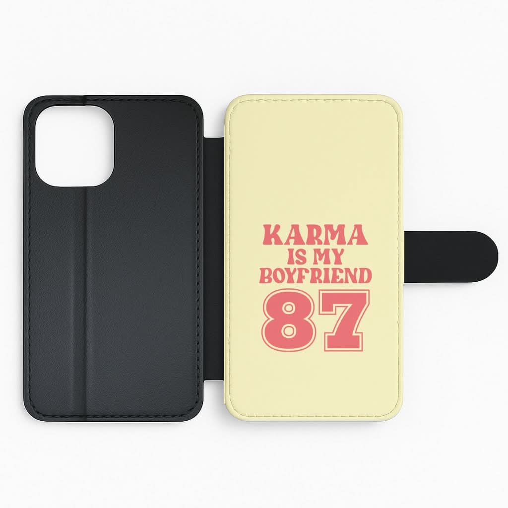 Karma Is My Boyfriend Flip Phone Case