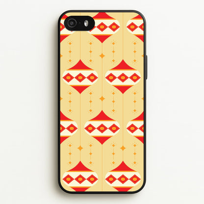 Abstract Christmas Baubles Pattern iPhone 5 / 5s / SE 2016 Case