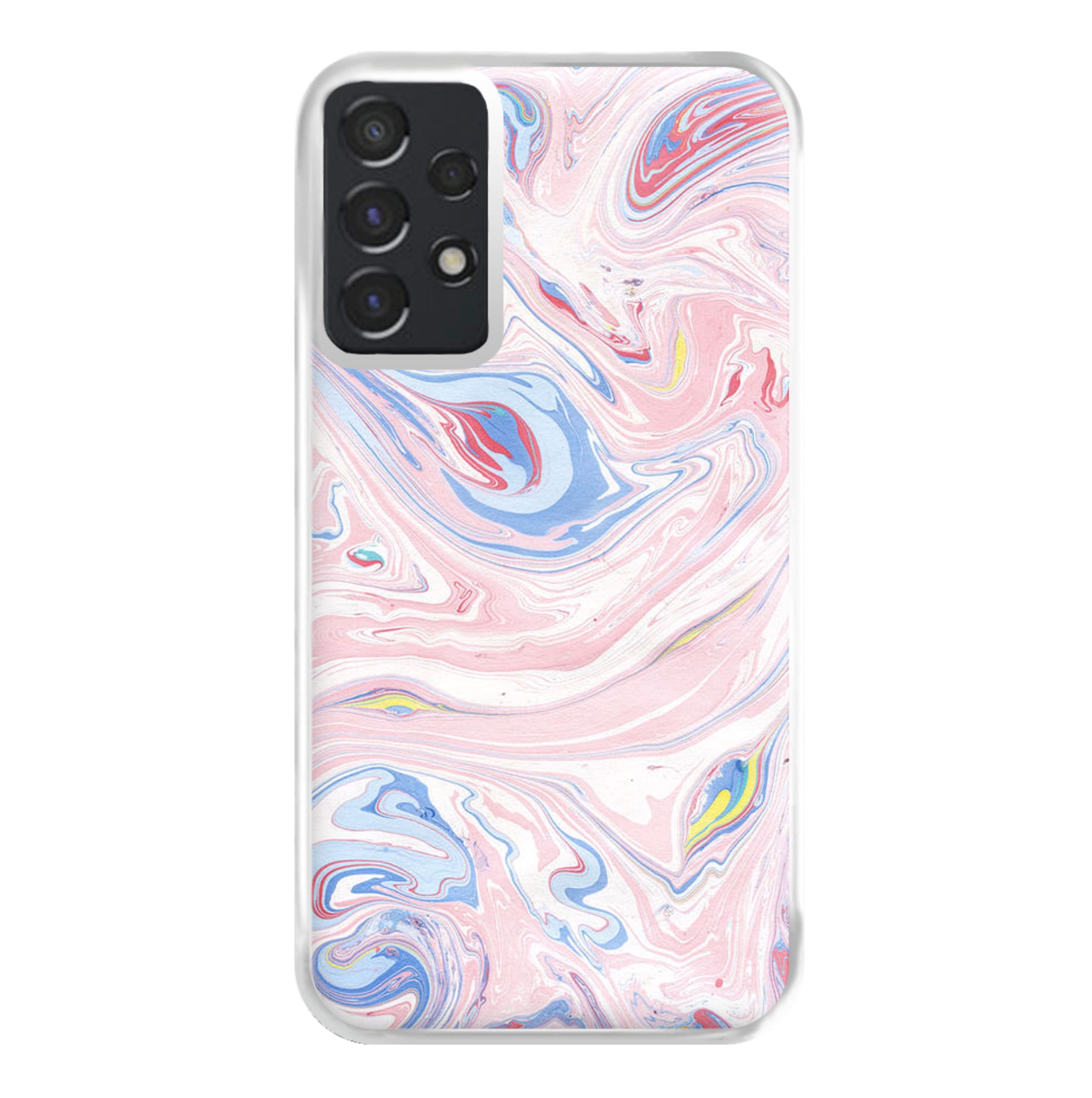 Pink Marble Swirl Phone Case