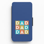 Dad Cubes Flip / Wallet Phone Case 1